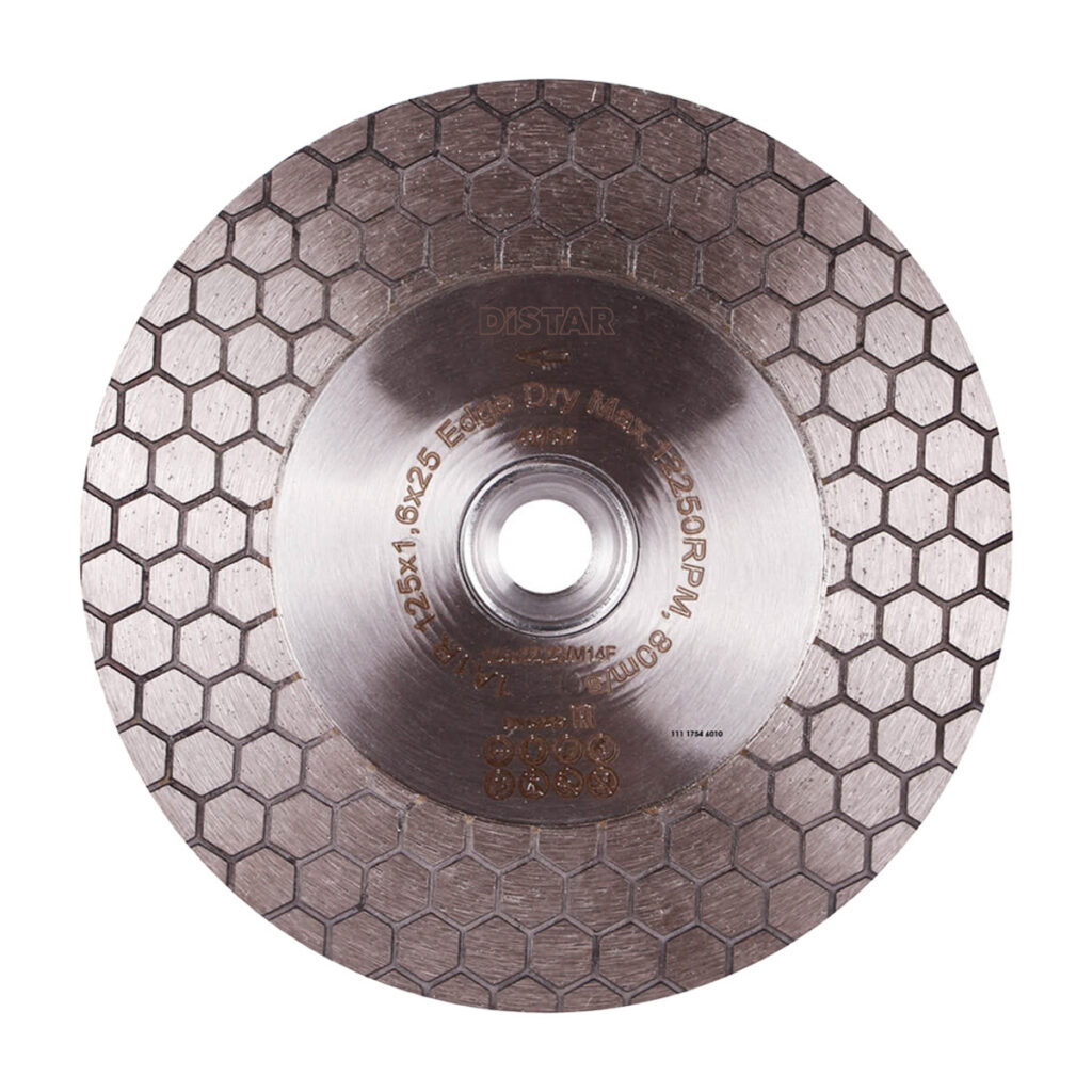 Круг алмазний вiдрiзний 1A1R 125x1,6/1,2x25x22,23/M14F Edge Dry — фото 1