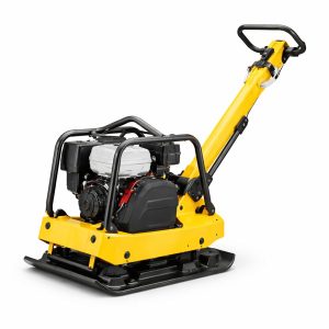 reversible plate compactor for soil and asphalt compaction on white background